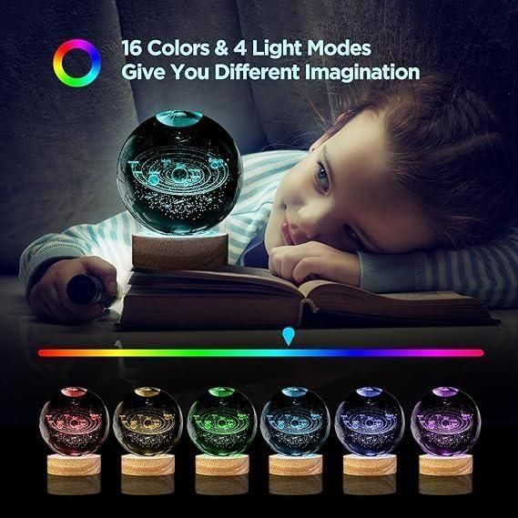 3D Crystal Lamp Ball(Assorted Design) - DreamsBuy