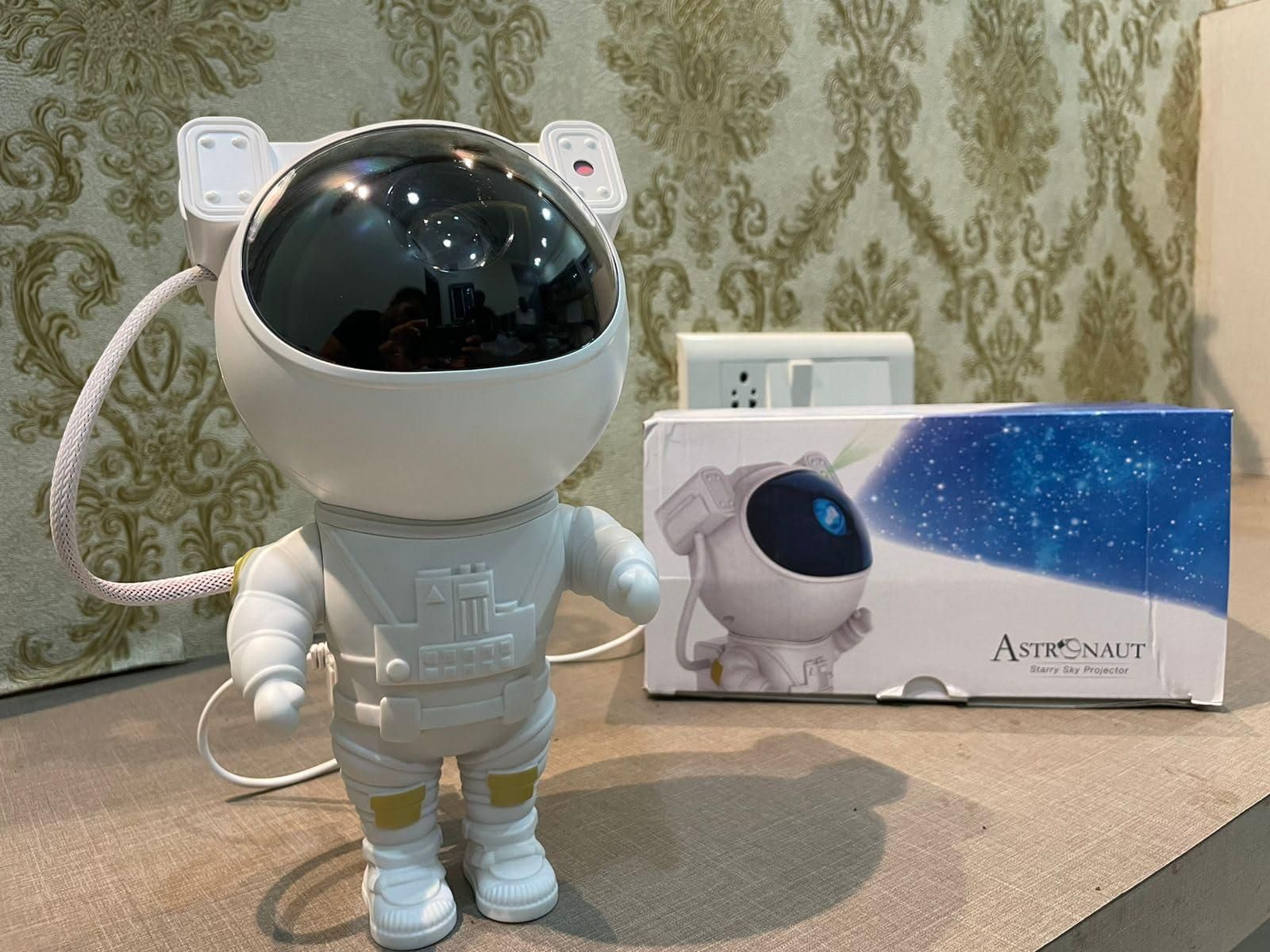 Astronaut Galaxy Projector - 360 Magnetic Head Rotation, Remote Control - DreamsBuy
