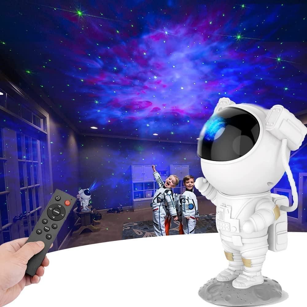 Astronaut Galaxy Projector - 360 Magnetic Head Rotation, Remote Control - DreamsBuy