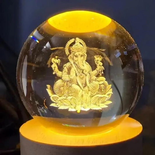 Ganesh Crystal LED Lamp - DreamsBuy