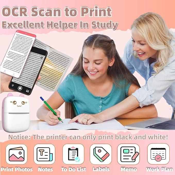 Inkless Bluetooth Pocket Printer - DreamsBuy