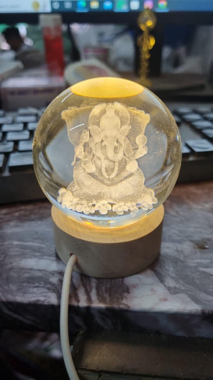 Ganesh Crystal LED Lamp - DreamsBuy