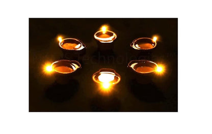 LED Light Water Sensor Diyas Plastic with, Ambient Lights, (Pack of 6/12/18/24) - DreamsBuy