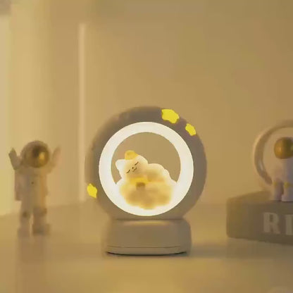 Moon LED Night Lamp with 3 Brightness Modes & Touch Contro